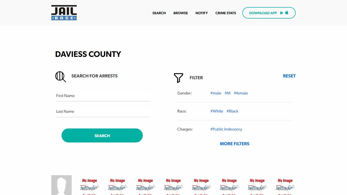 Daviess County Jail Inmate Search and Mugshots | JailBase